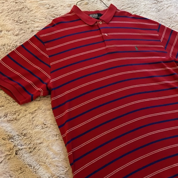 Ralph Lauren Polo Shirt Red Large - Picture 6 of 11